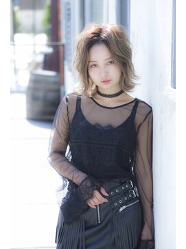 ミエル ヘア 新宿(miel hair) 〈mielhair新宿〉透明感　イルミナカラー　くびれヘア