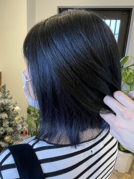 エイトナゴヤ 名駅店(EIGHT nagoya) 【EIGHT nagoya】アンブレラカラー/インナーカラー/ネイビー