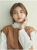 ショコラベージュ/ボブルフ/カール/ベビーバング[新宿駅/新宿]