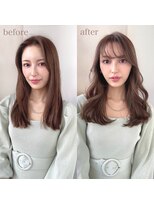 ミラリー トウキョウ(Mirareee Tokyo)&nbsp;20代30代40代◎エギョモリ２wayバング小顔矯正立体カット
