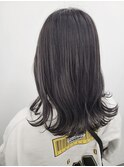 グレージュ大人可愛いヘルシースタイルふんわりカール