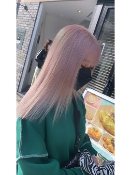 ラフ 難波店(LAFF) #黒髪#ボブルフ#ネビージュ#小顔#ワンレン