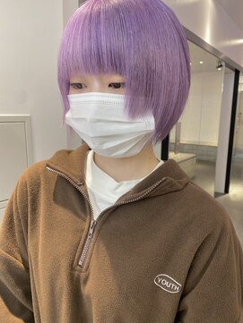 ゲーム 原宿店(GAME) パープル/ダブルカラー/ケアブリーチ/髪質改善/原宿