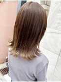 【1ミリにこだわるカット×髪質改善】/オリーブベージュ
