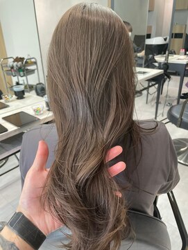 ルネ 北千住(Renee) ゆるウェーブ_オルチャンヘア_ダークグレージュ_ワンホンヘア