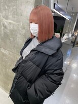 キング 梅田(K!ng)&nbsp;【梅田】ピンクカラーダブルカラーピンクベージュ艶髪カラー