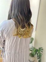ジプソ(Gypso Hair salon)&nbsp;【 グラデーションカラー × イエロー 】