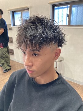 アンシェル(UNCHEL) ツイストスパイラル波巻きスパイラルメンズマッシュ