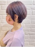 ウルフカット/ホワイトピンク/ベビーピンク/ピンクラベンダー