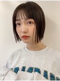 韓国風/インナーカラー/縮毛矯正髪質改善/顔まわり/レイヤー
