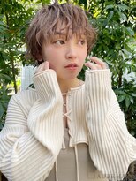 オーブ ヘアー カメリア 枚方店(AUBE HAIR camelia) 20代・30代_垢抜け無造作パーマ_アッシュベージュ