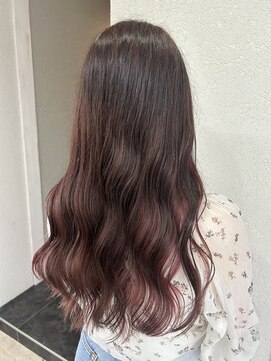 プライズ 成増店(prize) ピンクインナーカラーシアーカラー成増地下鉄成増大山