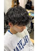 『HIRAI』波巻きパーマ