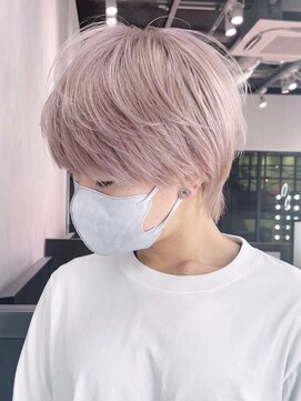 アイティーバイアルバム 下北沢店(IT by ALBUM) ホワイトピンクフレンチカジュアルデザインカラー_ba436271