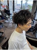 メンズ無造作パーマ