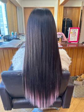 エクステンション クーチャー(Extention Cu'cha) ピンクのエクステでグラデーション風