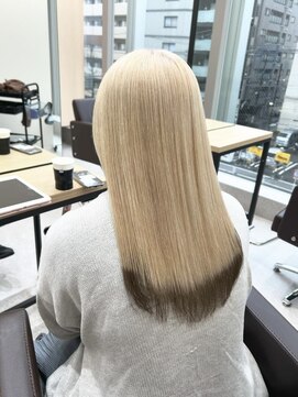 アレンヘアー 函館店(ALLEN hair) 【*ブリーチベースが綺麗だから叶う*】エンドカラー*