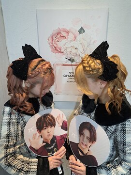 グロス 心斎橋(GLOSS) 【GLOSS心斎橋】編みカチュサイドポニー