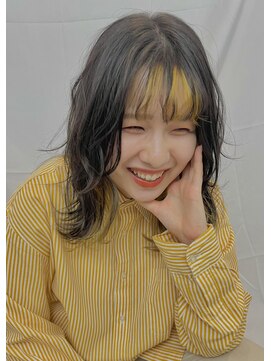 オセアノ 北千住(oceano) インナーカラー×黒髪