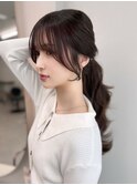 【LICCA古賀愛】顔まわりで小顔効果でかわいく/韓国ヘア/横髪/