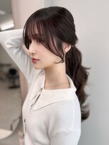 リッカ(LICCA) 【LICCA古賀愛】顔まわりで小顔効果でかわいく/韓国ヘア/横髪/