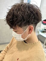 リット×ベリエ(Lit.×belier) 薩摩川内シャドウパーマフェザーパーマ波巻きパーマウルフ30代