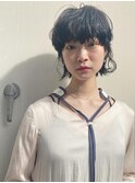 前髪マッシュボブ