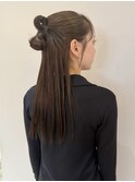 カチモリ風ヘアアレンジ