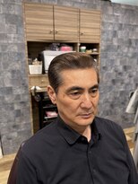 銀座マツナガ 神田店&nbsp;50代60代爽やかイケオジ七三アイロンパーマ