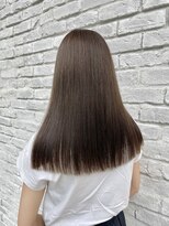 エルサフィロ ヨドヤバシ(el zafiro yodoyabashi)&nbsp;オリーブベージュ　ロングヘア