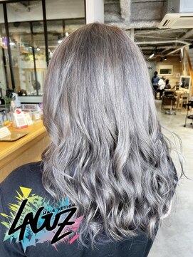 ラグズ 茅ヶ崎(LAGUZ) グレージュ×インナーブルーパープル