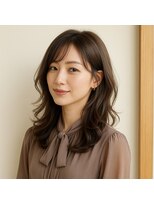 スープレックス ヘアーデザイン(SOUPREX HAIR DESIGN)&nbsp;ミディアムレイヤーデジタルパーマ　20代 30代 40代 50代 60代