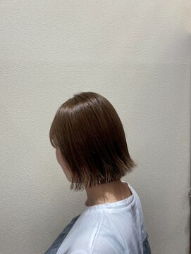 アクセ 大人可愛いモテ愛され外ハネボブ*マロンブラウン*20代30代