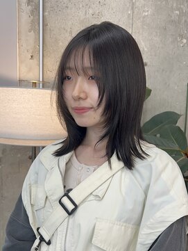 ノード(NODE) 栄カットカラー透明感ナチュラルロング