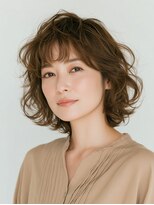 ビフィーノ リルネ(Bifino Rilune)&nbsp;クラゲヘアー/小顔/ココアベージュ/オリーブグレー/川西