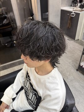 アウラ(aura) シャドウパーマ ウルフカット メンズパーマ ケアパーマ