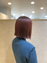 ジーナ 船橋(Zina)&nbsp;外ハネボブ×Premiere矯正×ピンクブラウン