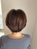 リノア 鵠沼海岸(LINOA)&nbsp;大人ガーリー　ダークアッシュ　似合わせカット