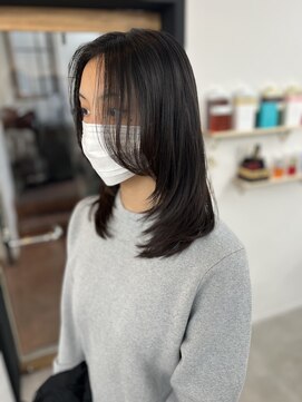 ユール 自由が丘(Yule) 【自由が丘】顔周りレイヤーを入れたミディアムスタイル