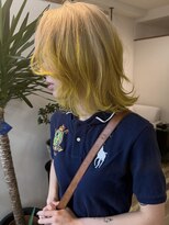 ゼンドット キョウト(Zen. kyoto)&nbsp;ホワイトブロンド×レモンイエロー