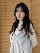 オーガニックエコ 川越(organic+eco) 20代30代秋ゆるふわロング/イルミナカラーダークブラウン