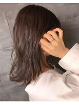 ヘアサロンエムフィス 池袋東口(HAIR SALON M Fe's)&nbsp;デザインカラー/厚めバング/ローライト/スリークボブ