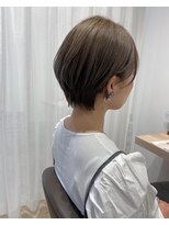 アヴァンス なかもず店(AVANCE.)&nbsp;ハンサムショート×ショート×セピアグレージュ×透明感カラー