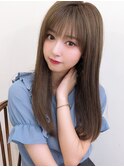 大人可愛いナチュラルストレート