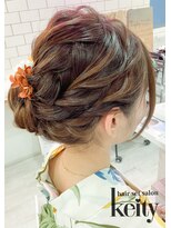 ケイティ(Keity)&nbsp;浴衣サイドアップ☆【ＴＥＬ予約でお得】￥2300→￥2100