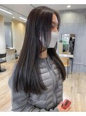 【CRAFT】blunt long // ハイライトくすみベージュ