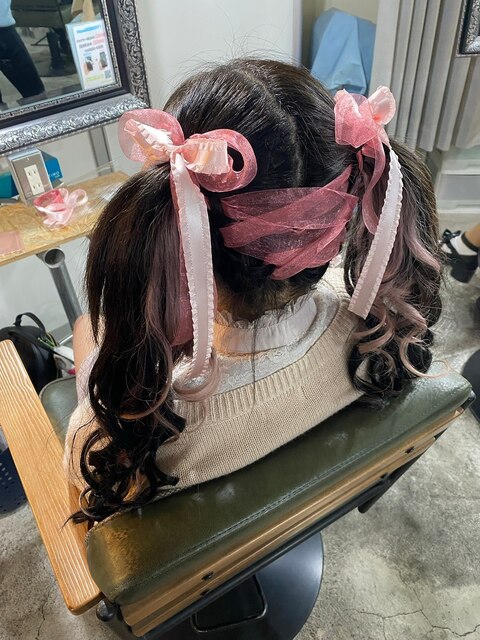 ヘアセット/ヘアメイク/巻きおろし/逆毛/卒業式[新宿/新宿駅]