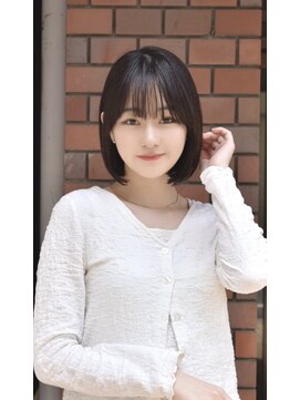 ウィローズ(WILLOW'S) 大人可愛い20代30代40代黒髪前下がりボブ丸みショート◎