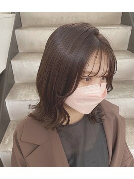 エキップクーラージュグラン シースルー外はねミディアム