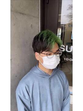 セフィル(SEPHILE) 個性派グリーンヘア